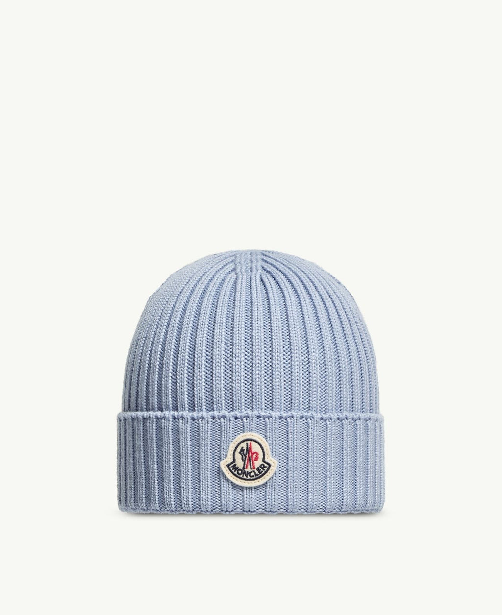 Berretto con logo in cotone moncler