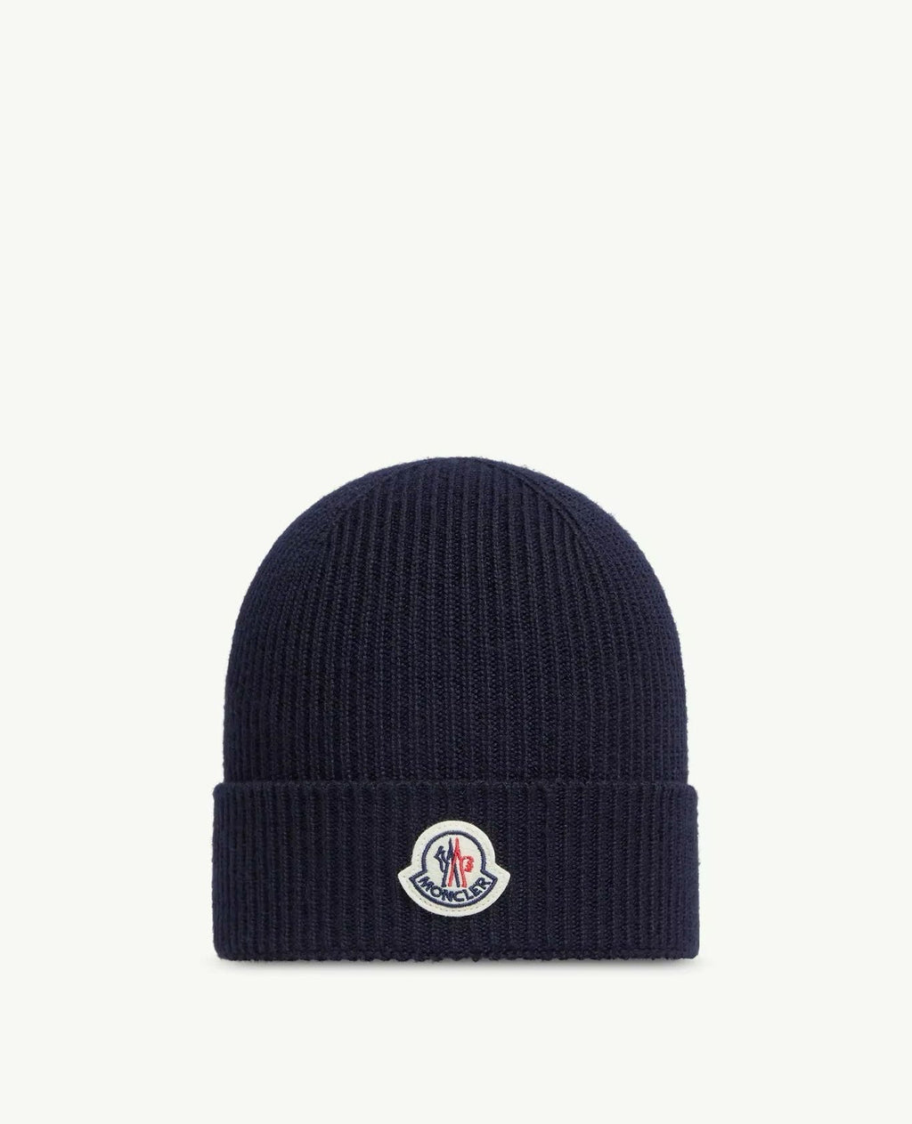 Berretto con logo in cotone moncler