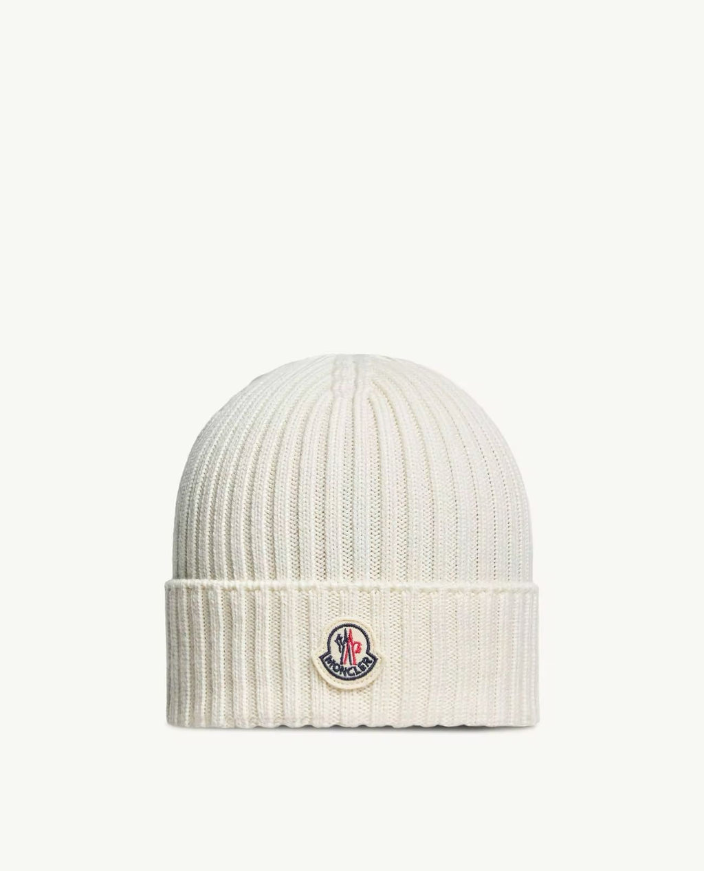 Berretto con logo in cotone moncler