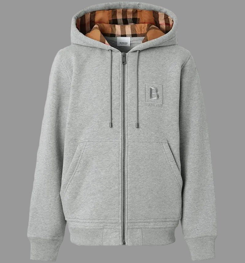 Burberry Felpa con cappuccio e zip